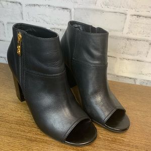 Cole Hann Lanya black booties
